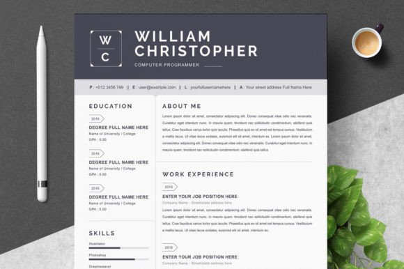 Download Resume Template Word | CV Template - Premium Resources
